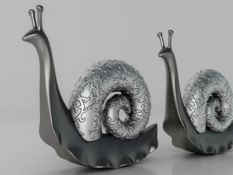 darchin statue the snail st0200460xrps 3D Model .c4d .max .obj .3ds .fbx .stl .blend 