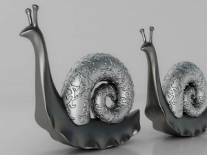 darchin statue the snail st0200460xrps 3D Модель