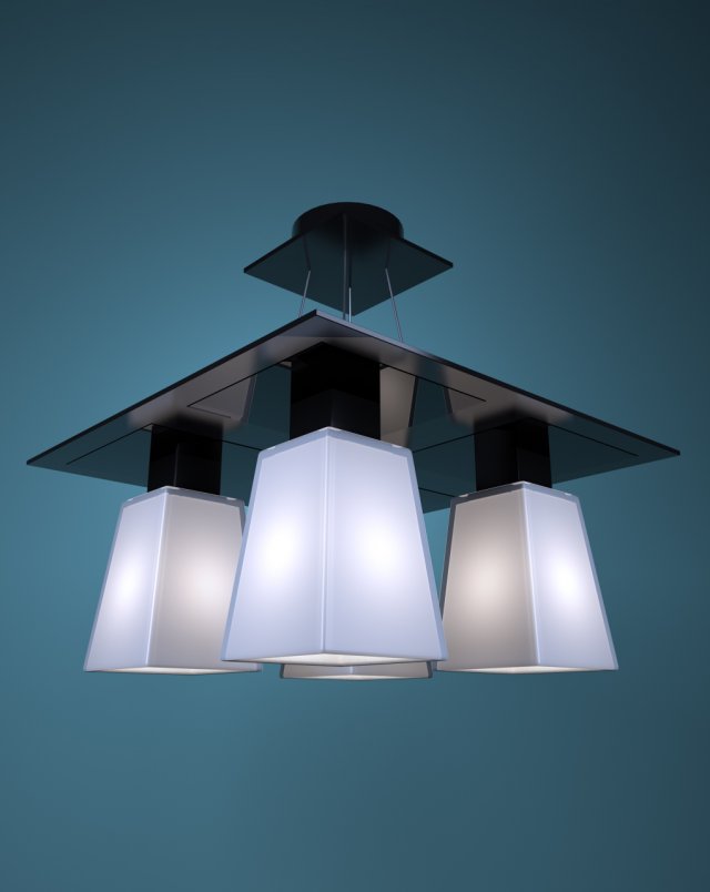 modern ceiling lamp Modelo 3D .c4d .max .obj .3ds .fbx .stl .blend 