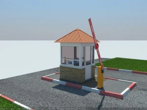 paid parking mini 3D Model