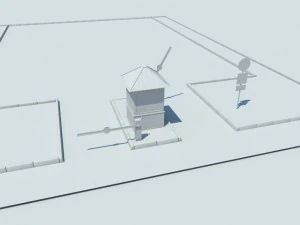 paid parking mini 3D Model
