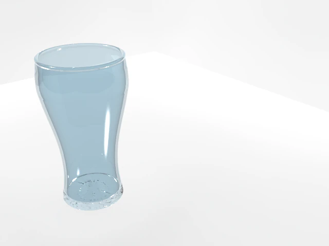 basic soda glass 3D Model .c4d .max .obj .3ds .fbx .stl .blend 