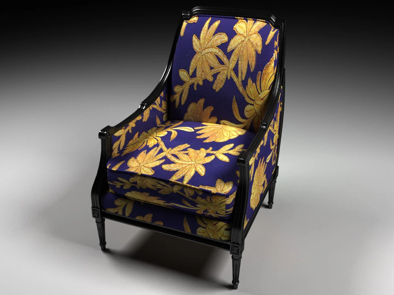 si&egrave;ge Modèle 3D .c4d .max .obj .3ds .fbx .stl .blend 