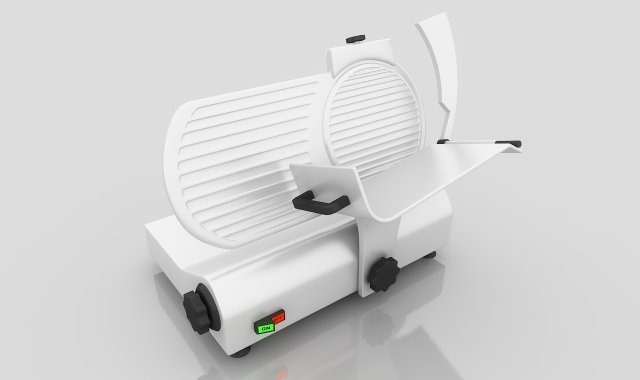 meat slicer Modello 3D .c4d .max .obj .3ds .fbx .stl .blend 