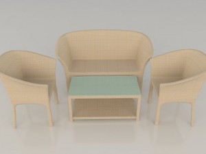 garden chair 3D Модель