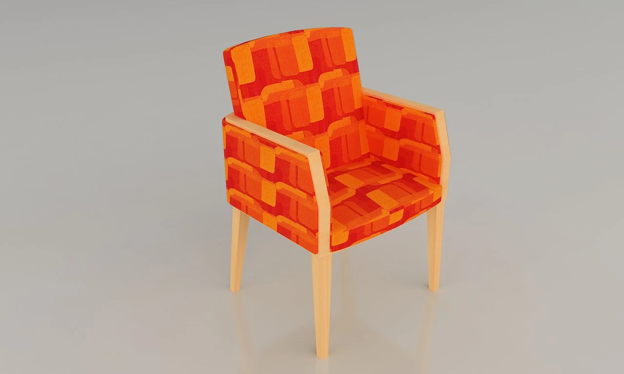 chair 3D Model .c4d .max .obj .3ds .fbx .stl .blend 