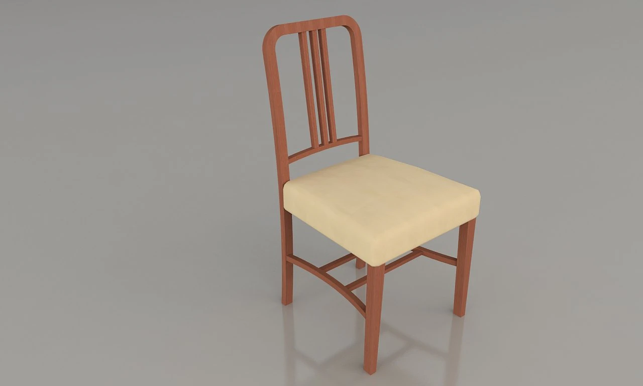 chair 3D Model .c4d .max .obj .3ds .fbx .stl .blend