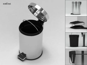 tempat sampah Model 3D