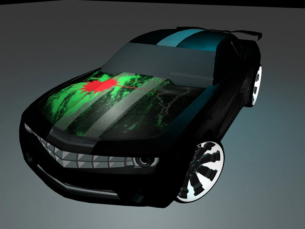 camaro 3D Model .c4d .max .obj .3ds .fbx .stl .blend 