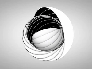 अमूर्त क्षेत्र एनीमेशन 3D मॉडल