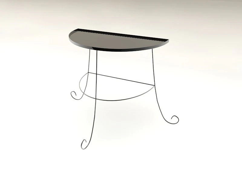 small table by gino brugman 3D Model .c4d .max .obj .3ds .fbx .stl .blend