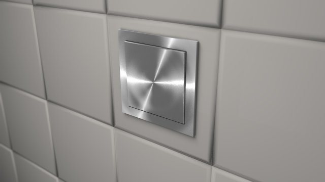 shiny modern lightswitch 3D Модель .c4d .max .obj .3ds .fbx .stl .blend 