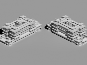 chinese temple 3D Модель