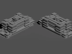 chinese temple 3D Model