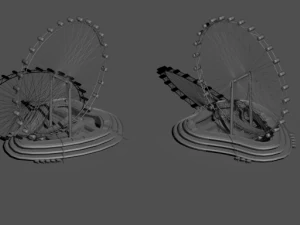 singapore flyer 3D Model