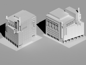 shopping mall 3D Модель