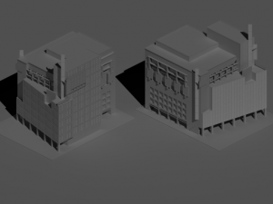 shopping mall 3D 模型