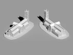 st john cathedral Model 3D