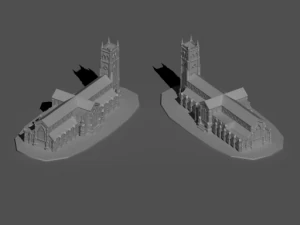 catedral de san juan Modelo 3D