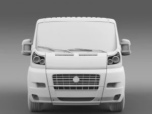 fiat ducato combi l2h1 2006-2014 3D Model