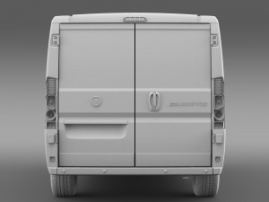 fiat ducato combi l2h1 2006-2014 Modelo 3D