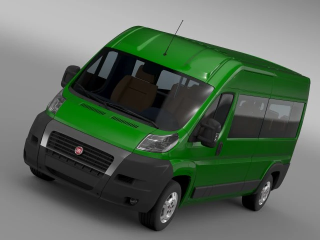 fiat ducato maxi &ocirc;nibus l4h2 2006-2014 Modelo 3D .c4d .max .obj .3ds .fbx .stl .blend 