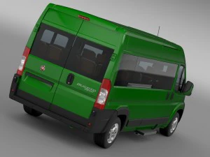 fiat ducato maxi &ocirc;nibus l4h2 2006-2014 Modelo 3D