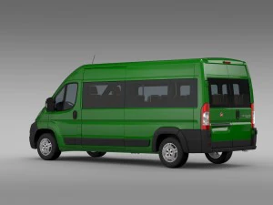 fiat ducato maxi &ocirc;nibus l4h2 2006-2014 Modelo 3D