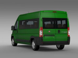 fiat ducato maxi &ocirc;nibus l4h2 2006-2014 Modelo 3D