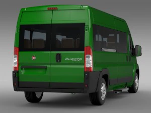 fiat ducato maxi &ocirc;nibus l4h2 2006-2014 Modelo 3D