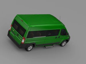 fiat ducato maxi &ocirc;nibus l4h2 2006-2014 Modelo 3D