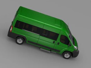 fiat ducato maxi &ocirc;nibus l4h2 2006-2014 Modelo 3D