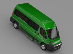 fiat ducato maxi &ocirc;nibus l4h2 2006-2014 Modelo 3D