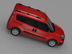 fiat doblo 152 2015 Model 3D