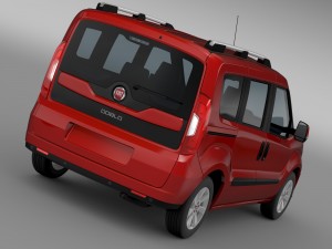 fiat doblo 152 2015 Model 3D
