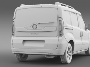 fiat doblo 152 2015 Model 3D