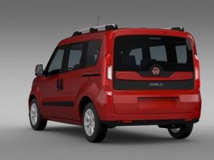fiat doblo 152 2015 Model 3D