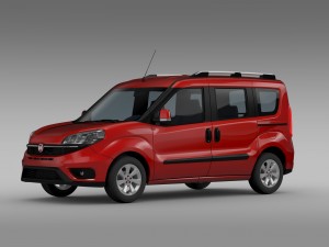 fiat doblo 152 2015 Model 3D