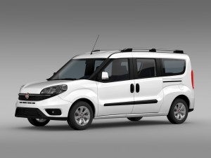 fiat doblo maxi 152 2015 3D Model
