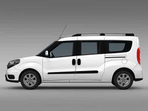 fiat doblo maxi 152 2015 3D Model