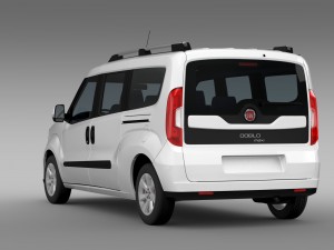 fiat doblo maxi 152 2015 3D Model
