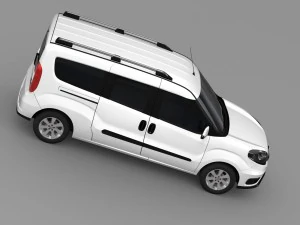 fiat doblo maxi 152 2015 3D Model