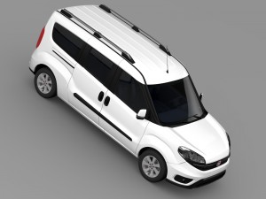 fiat doblo maxi 152 2015 3D Model