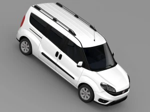 fiat doblo maxi 152 2015 3D Model