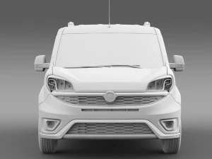 fiat doblo maxi 152 2015 3D Model