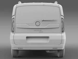fiat doblo maxi 152 2015 3D Model