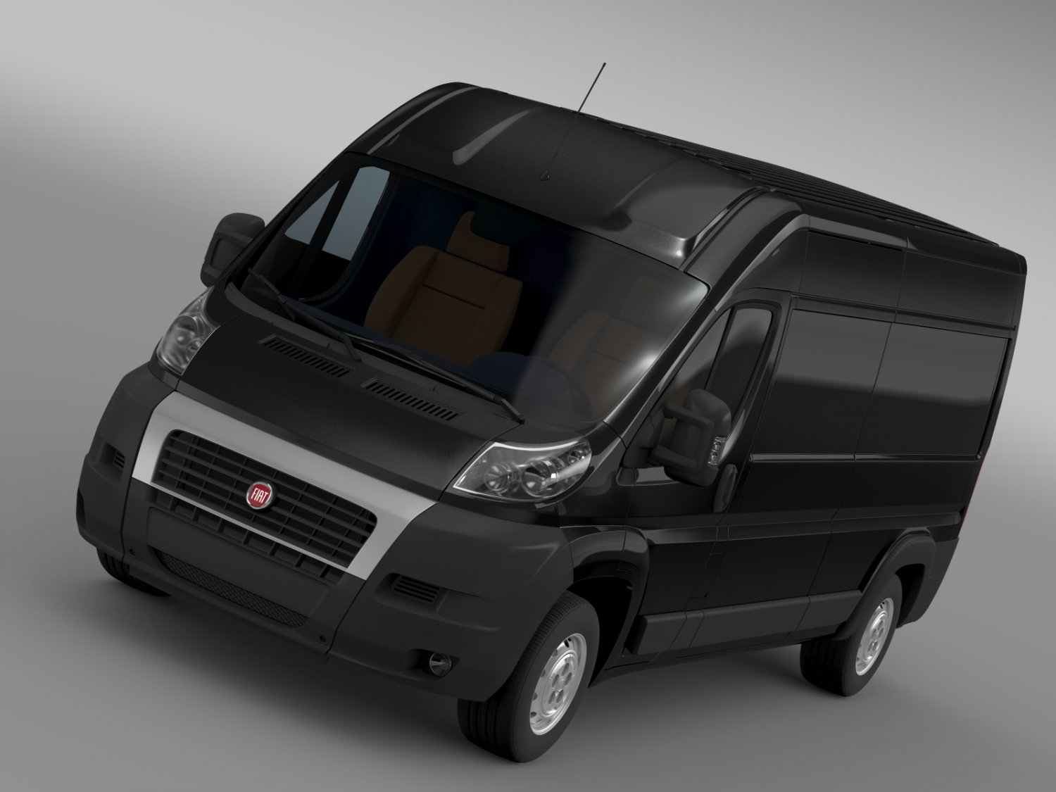 heel fijn Op maat Vluchtig fiat ducato maxi van l3h2 2006-2014 3D Model in Van and Minivan 3DExport