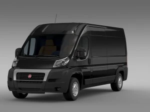 fiat ducato maxi van l3h2 2006-2014 3D Model