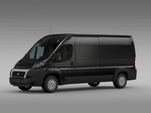fiat ducato maxi van l3h2 2006-2014 3D Model