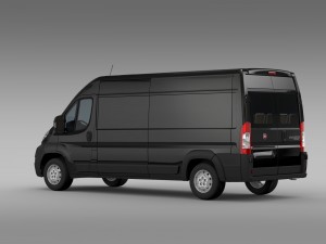 fiat ducato maxi van l3h2 2006-2014 3Dモデル